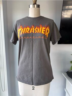 Thrasher Flame Logo Tee